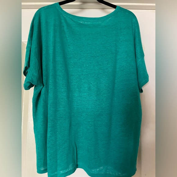 Chico’s Relaxed Linen Tee - Picture 2 of 5